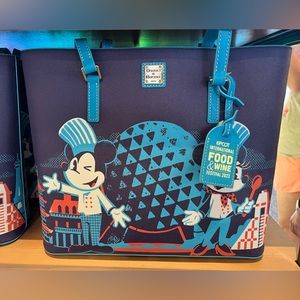 New!! 2023 Disney Dooney and Bourke Food and Wine Festival Tote Bag